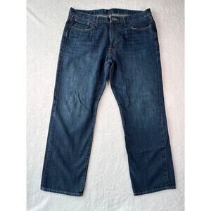 Lucky Brand 363 Vintage Straight Men 36x30 Dark Wash Jeans